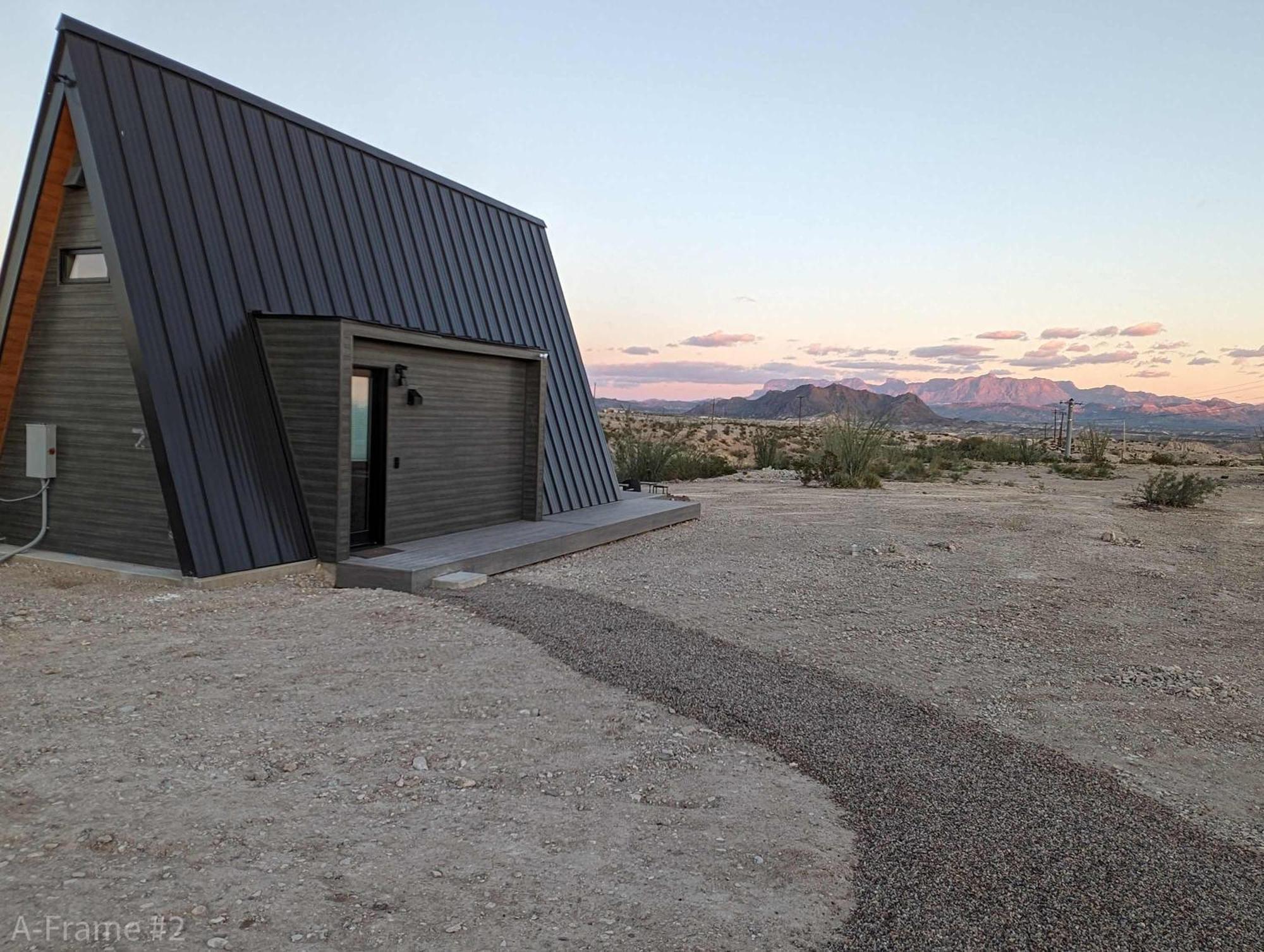 Stardust Big Bend Luxury A-Frame#4 Great Views Villa Terlingua Exterior photo