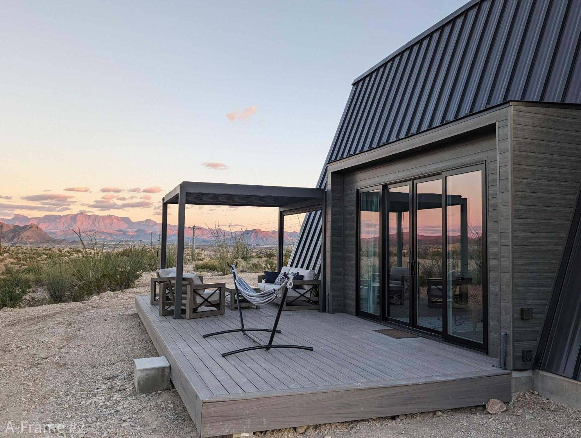 Stardust Big Bend Luxury A-Frame#4 Great Views Villa Terlingua Exterior photo